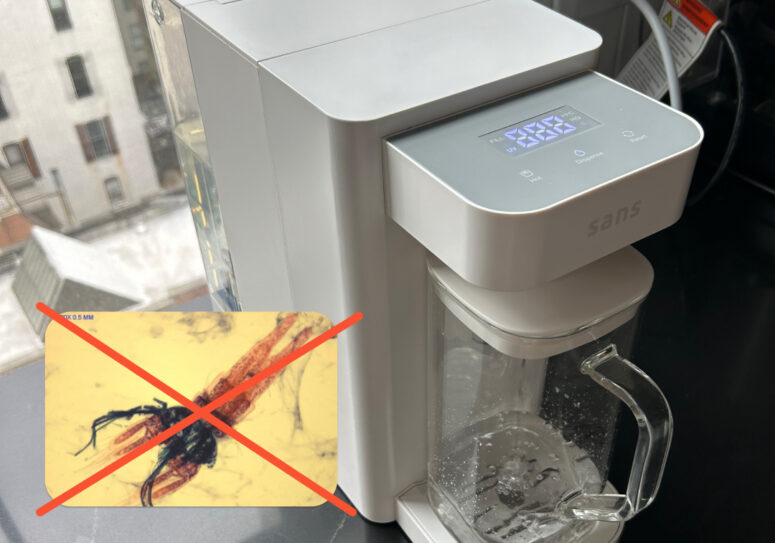 Yesterday, I Learned My Tap Water Has Microscopic Shrimp In It. Today, I Bought a Sans Water Purifier.
